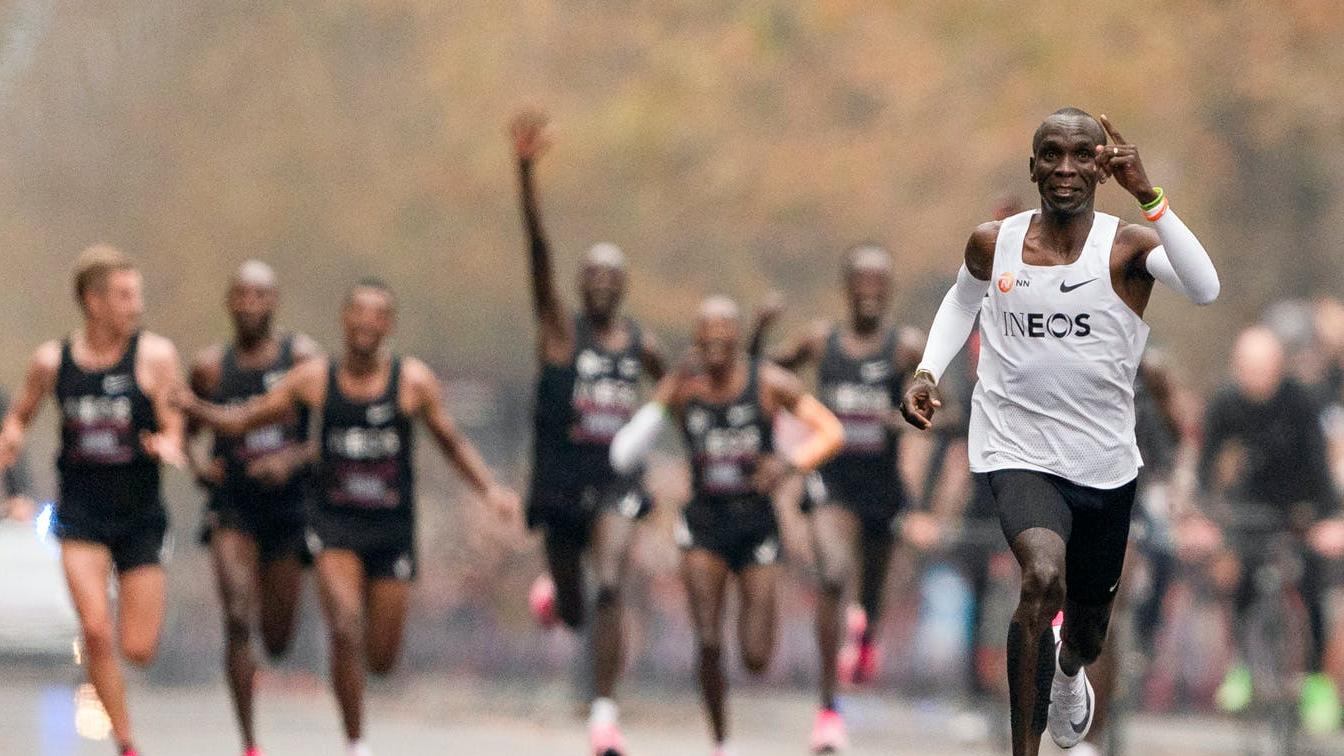 Eliud Kipchoge 1:59 Finish Line